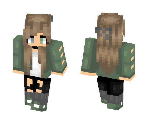 Something greeny - Female Minecraft Skins - image 1