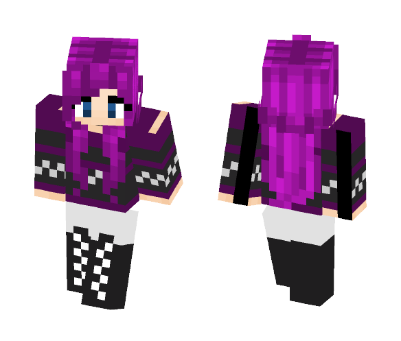 Goth Christmas/Winter Sweater - Christmas Minecraft Skins - image 1