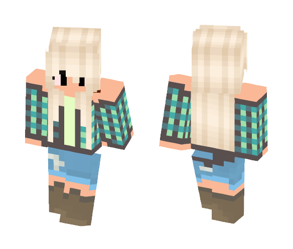 Blue Lilac~DonutFlower - Female Minecraft Skins - image 1