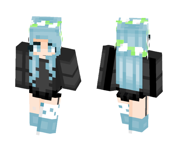 Blue ocean - Female Minecraft Skins - image 1