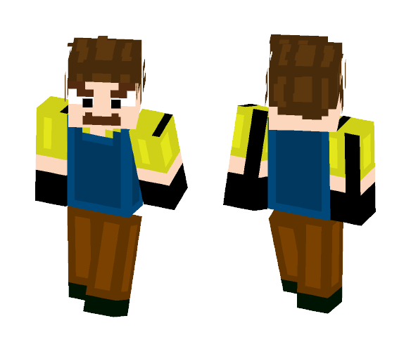 Hello Neighbor - Male Minecraft Skins - image 1