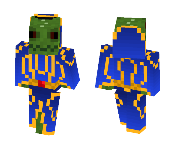 Lizard Wizard In a Blizzard - Male Minecraft Skins - image 1