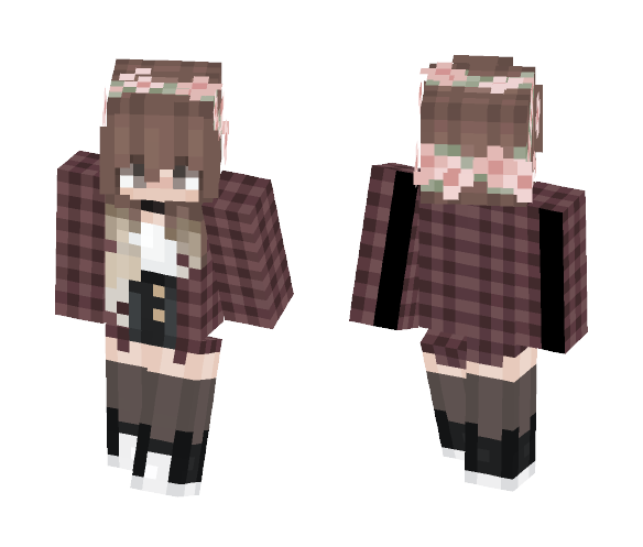 ???? | flower crown - Flower Crown Minecraft Skins - image 1