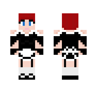 cute red head maid