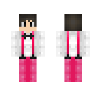 Pink tux guy - Male Minecraft Skins - image 2