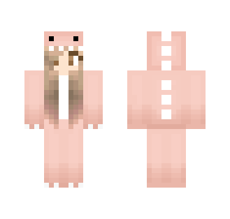 Pink Pastel Dino Girl - Girl Minecraft Skins - image 2