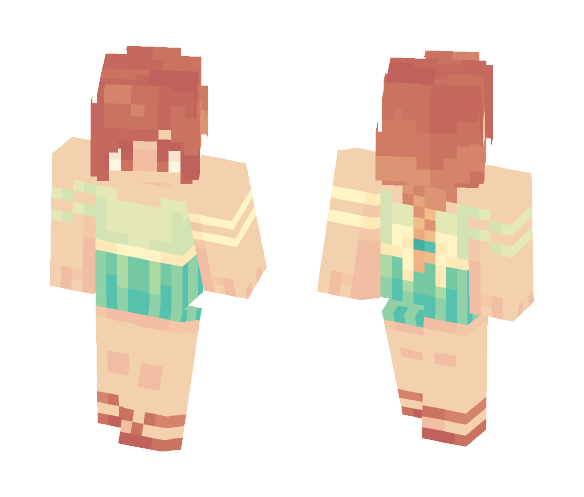 Lazy Hills - Female Minecraft Skins - image 1