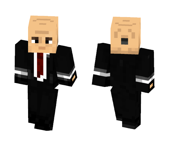 Agent 47 - Male Minecraft Skins - image 1