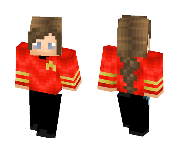 Star Trek Security Officer - Female Minecraft Skins - image 1