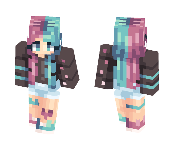 im back, my computer broke again xD - Female Minecraft Skins - image 1
