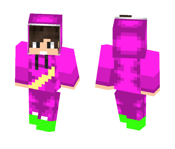 PURPLE HOODIE! - Male Minecraft Skins - image 1