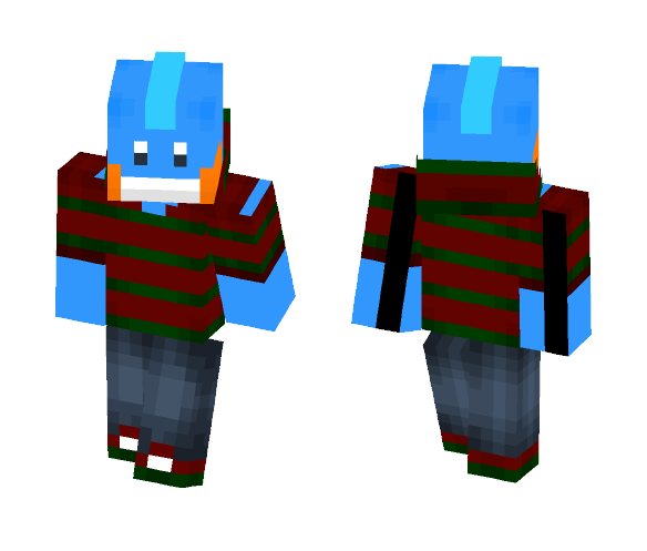 Download Free Mudkip in a Christmas Sweater Skin for Minecraft image 1 Mudkip in a Christmas Sweater - Christmas Minecraft Skins - image 1