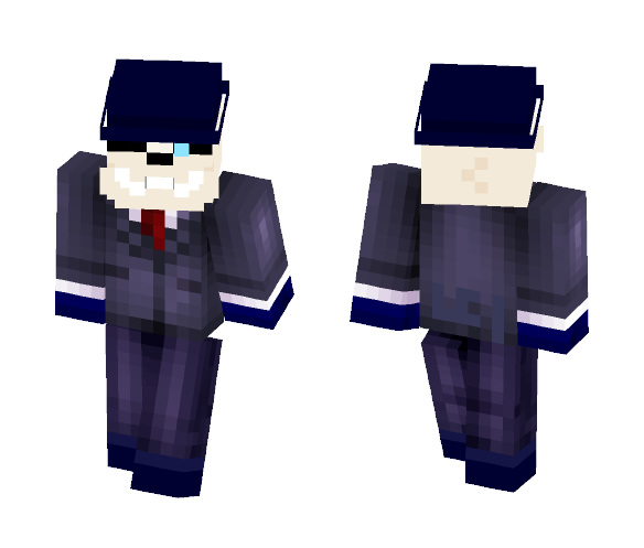Mafiatale Sans - Male Minecraft Skins - image 1