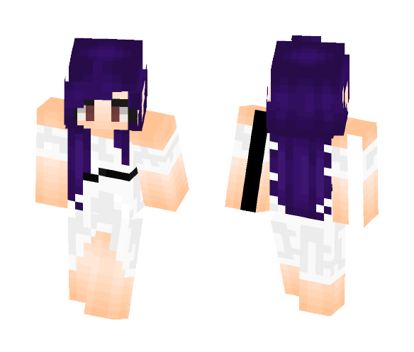 NightFox Medieval Dress - Female Minecraft Skins - image 1