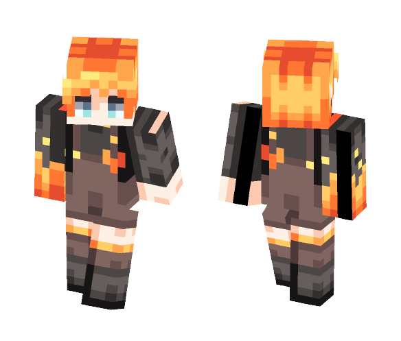 Fire Elf // OC Kai - Male Minecraft Skins - image 1