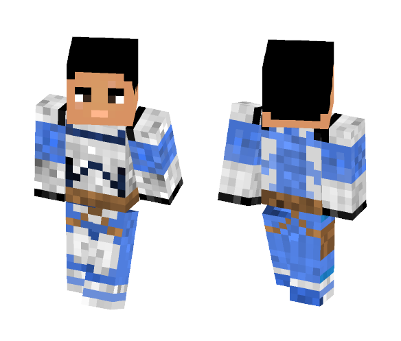 Jango Fett without helmet - Male Minecraft Skins - image 1