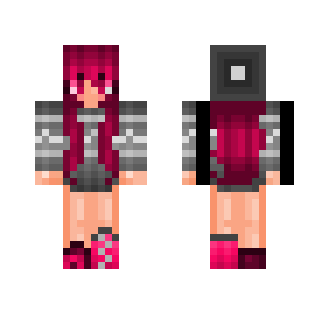 Pink French Girl ^3^ - Girl Minecraft Skins - image 2