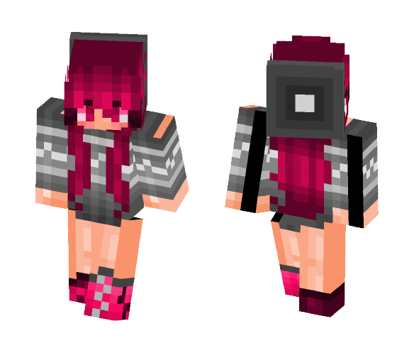 Download Free Pink French Girl ^3^ Skin for Minecraft image 1 Pink French Girl ^3^ - Girl Minecraft Skins - image 1