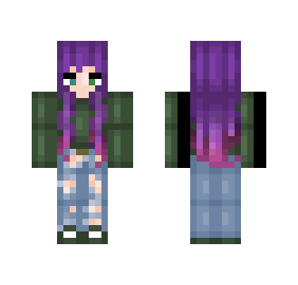 Pink-Purple Camoflage - Female Minecraft Skins - image 2