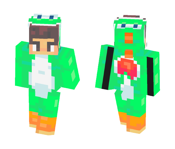 Yoshi Onesie - Male Minecraft Skins - image 1