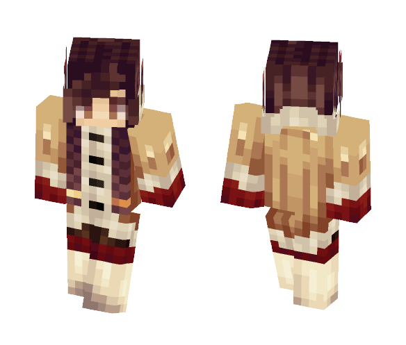 Girl of the Ice Age - Girl Minecraft Skins - image 1