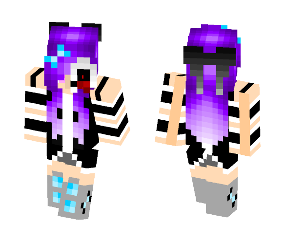 Cursed Teen Girl - Girl Minecraft Skins - image 1