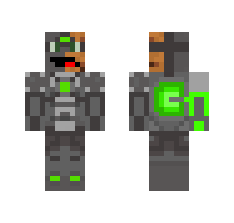 Cookie_CraftHD (Cyborg green) 2016 - Male Minecraft Skins - image 2