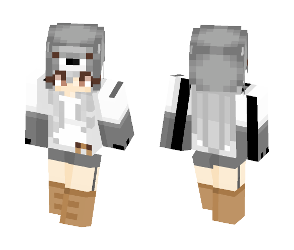 Wolf girl - Girl Minecraft Skins - image 1