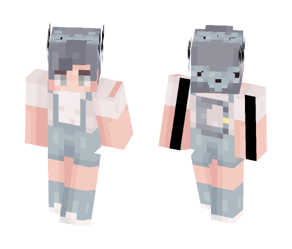 Cute Moon Boy (MY OWN IDEA) - Boy Minecraft Skins - image 1