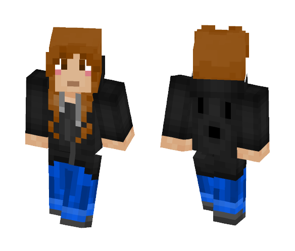 Generic Hoodie Female - Female Minecraft Skins - image 1