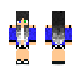 Random Cute Blue Girl - Cute Girls Minecraft Skins - image 2