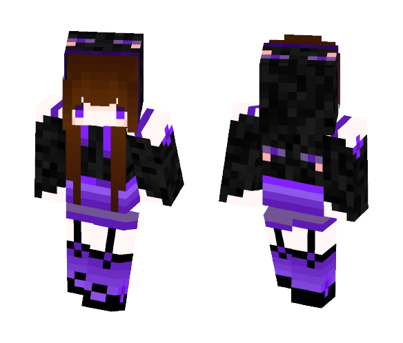 Ender girl - Girl Minecraft Skins - image 1