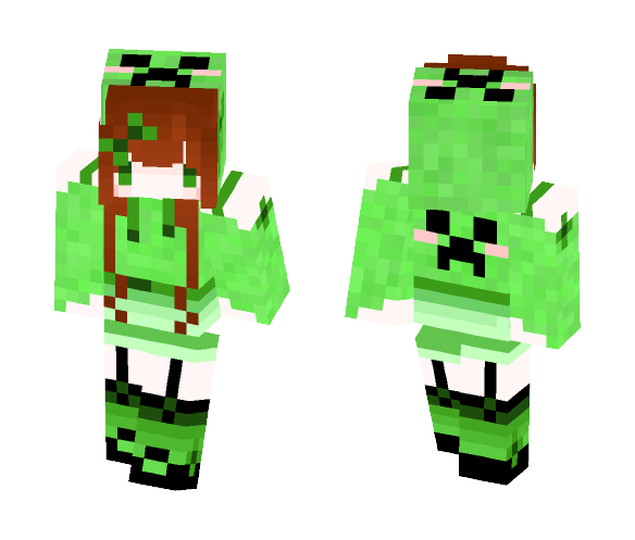 Creeper girl - Girl Minecraft Skins - image 1