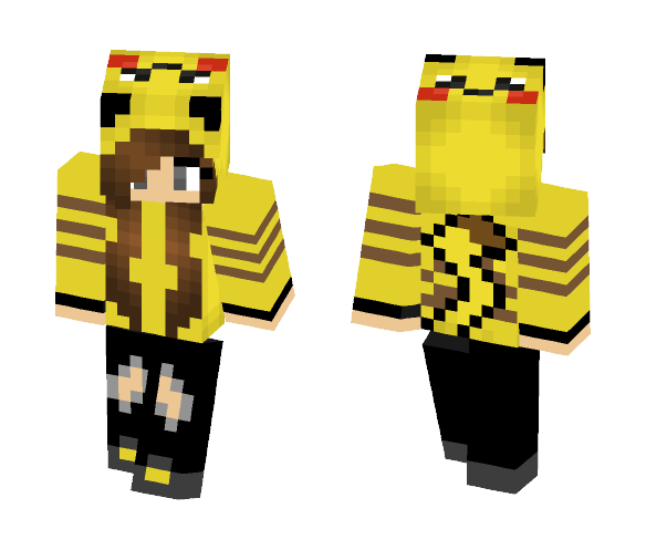 Pikachu Girl - Girl Minecraft Skins - image 1
