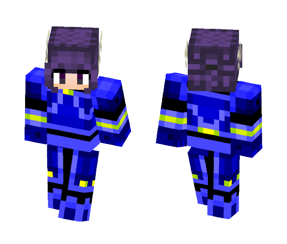 Download Free Girl in Shield of infinity armor Skin for Minecraft image 1 Girl in Shield of infinity armor - Girl Minecraft Skins - image 1