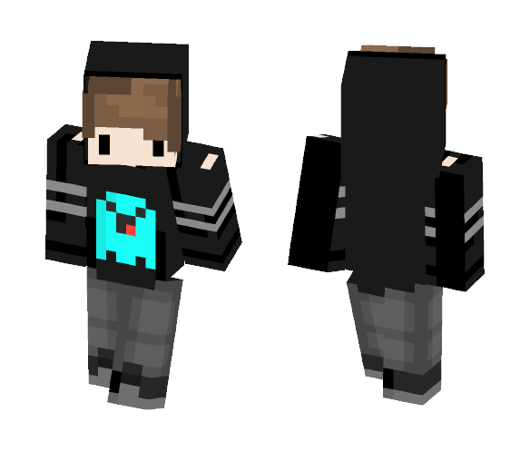 Inky Pacman Version Chibi - Male Minecraft Skins - image 1