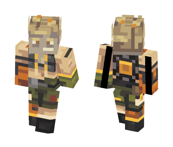 Overwatch - Junkrat - Male Minecraft Skins - image 1