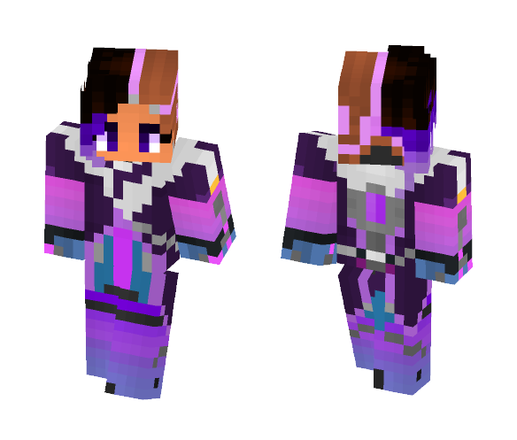 [Overwatch] Sombra... FINALLY - Female Minecraft Skins - image 1
