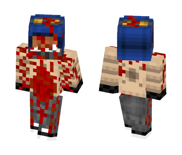 Ticci Toby (Bloody) - Male Minecraft Skins - image 1