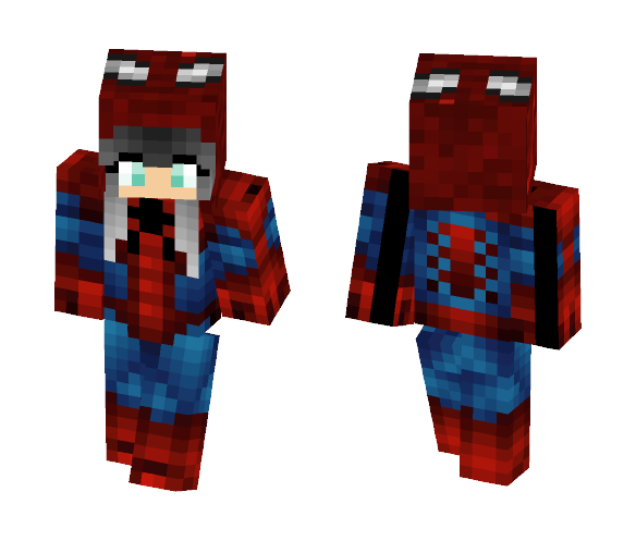 Girl Spider-man costume - Comics Minecraft Skins - image 1