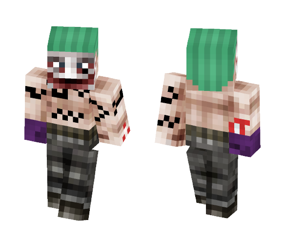 Download Free Suicide squad joker Skin for Minecraft image 1 Suicide squad joker - Male Minecraft Skins - image 1