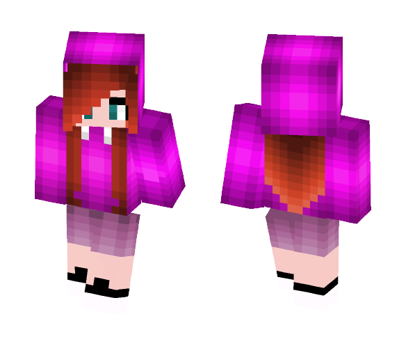 Hoodie Girl - Girl Minecraft Skins - image 1