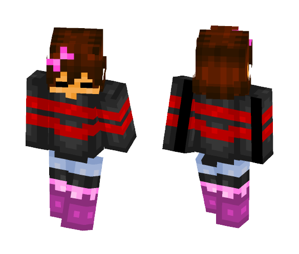 UNDERFELL =Frisk= - Female Minecraft Skins - image 1
