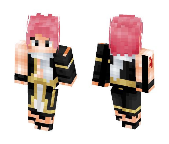 Natsu Dragneel After Zeref Fight - Male Minecraft Skins - image 1