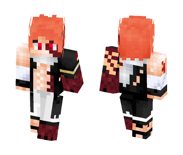 Natsu Dragneel Dragonize - Male Minecraft Skins - image 1
