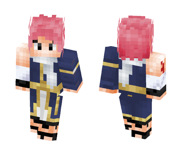 Natsu Dragneel X792 - Male Minecraft Skins - image 1