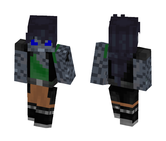 Gajeel Redfox iron Shadow Mode - Male Minecraft Skins - image 1