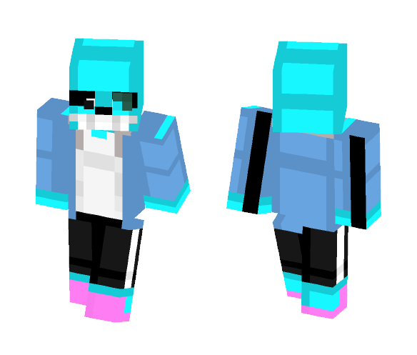 Diamond Sans - Male Minecraft Skins - image 1