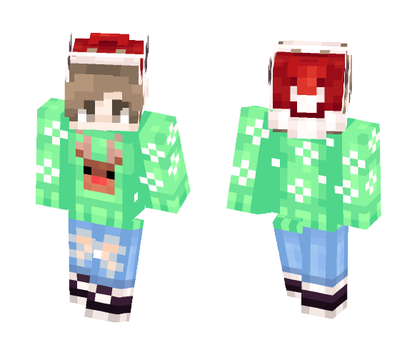 Cute Christmas Boy - Boy Minecraft Skins - image 1