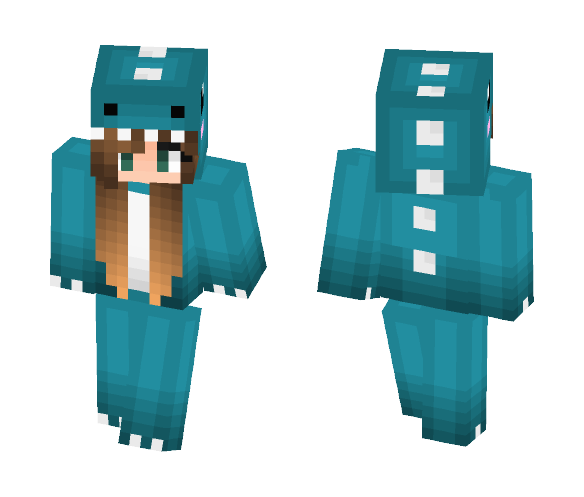Cute girl (Dino) - Cute Girls Minecraft Skins - image 1